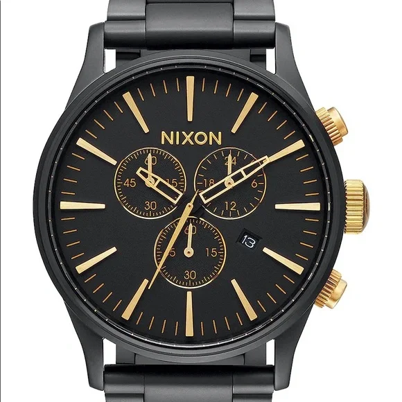 Nixon watch (used) NIXON Watch : Camouflage Quartz Men Analog Wristwatch  main image 3